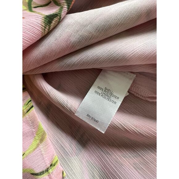 J.Jill Paradise Tropical Floral Print Tunic Top Size Small Petite - Picture 7 of 10